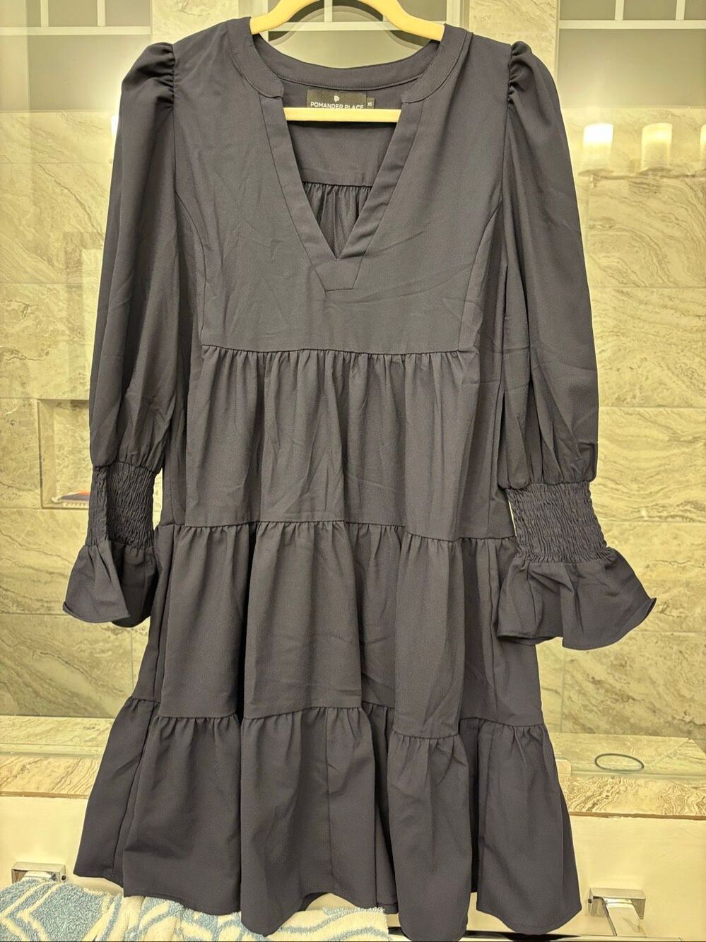NWOT Tuckernuck navy kenzo dress, XS $168 - Picture 3 of 9